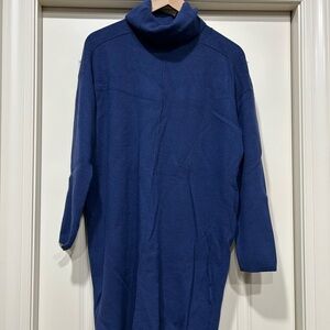 Banana Republic Blue Turtleneck Sweater dress